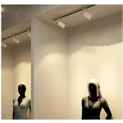 Binario Porta Faretti Led Monofase 98x4x2 Scivolamento Manuale Bianco PAR30 -Offerta economica OSRAM || Paulmann || ATMOSPHERA 10672397 5