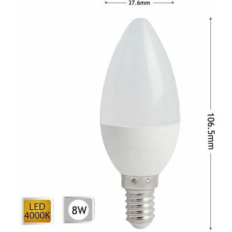 Lampadina Led 8 W Oliva Luce Naturale E14 Candela 8w E 14 C36 3 Lampadina Led 8 W Oliva Luce Naturale E14 Candela 8w E 14 C36