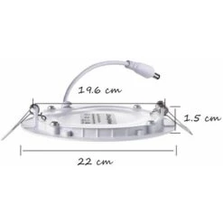 Pannello LED Incasso Rotondo Bianco 18w Luce Naturale Faretto Soffitto Interno -Offerta economica OSRAM || Paulmann || ATMOSPHERA 12130420 4