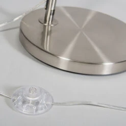 QAZQA Lampada Da Terra Arco Arcbasic - Moderno - Tessuto,Acciaio - Nero/Acciaio - Oblungo Max. 1 X Watt -Offerta economica OSRAM || Paulmann || ATMOSPHERA 12334462 5