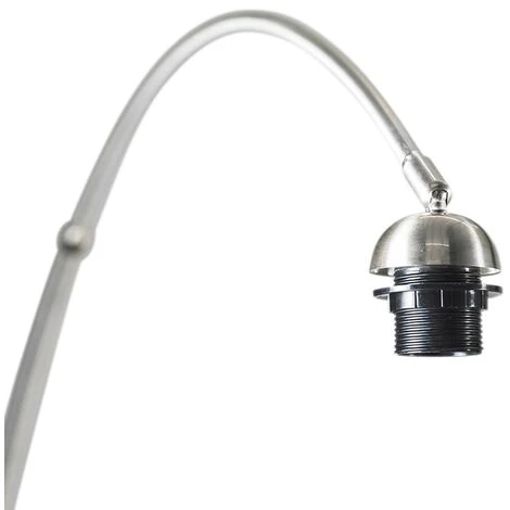 QAZQA Lampada Da Terra Arco Arc - Classico - Metallo - Acciaio - Oblungo Max. 1 X Watt 6 QAZQA Lampada Da Terra Arco Arc - Classico - Metallo - Acciaio - Oblungo Max. 1 X Watt - immagine 4