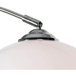 QAZQA + Lampada Da Terra Arco Arc-basic - Moderno - Plastico,Acciaio - Bianco/Cromo - Tondo/Oblungo Max. 1 X Watt 10 QAZQA + Lampada Da Terra Arco Arc-basic - Moderno - Plastico,Acciaio - Bianco/Cromo - Tondo/Oblungo Max. 1 X Watt -Offerta economica OSRAM || Paulmann || ATMOSPHERA 12334852 4