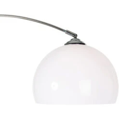 QAZQA + Lampada Da Terra Arco Arc-basic - Moderno - Plastico,Acciaio - Bianco/Cromo - Tondo/Oblungo Max. 1 X Watt 11 QAZQA + Lampada Da Terra Arco Arc-basic - Moderno - Plastico,Acciaio - Bianco/Cromo - Tondo/Oblungo Max. 1 X Watt -Offerta economica OSRAM || Paulmann || ATMOSPHERA 12334852 5