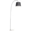 QAZQA + Lampada Da Terra Arco Bend - Moderno - Pietra/calcestruzzo,Acciaio - Nero/Crema - Oblungo Max. 1 X Watt -Offerta economica OSRAM || Paulmann || ATMOSPHERA 12335385 1