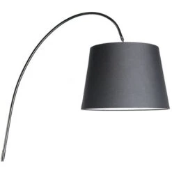 QAZQA + Lampada Da Terra Arco Bend - Moderno - Pietra/calcestruzzo,Acciaio - Nero/Crema - Oblungo Max. 1 X Watt -Offerta economica OSRAM || Paulmann || ATMOSPHERA 12335385 5