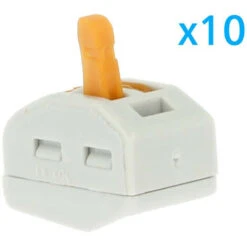 10 Morsetti A Molla Con 2 Leve Connettori Terminali Conduttore Per Cavi Fili Elettrici Riutilizabile Installazione Rapido Preciso -Offerta economica OSRAM || Paulmann || ATMOSPHERA 12385133 3