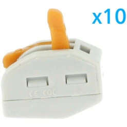 10 Morsetti A Molla Con 2 Leve Connettori Terminali Conduttore Per Cavi Fili Elettrici Riutilizabile Installazione Rapido Preciso -Offerta economica OSRAM || Paulmann || ATMOSPHERA 12385133 4