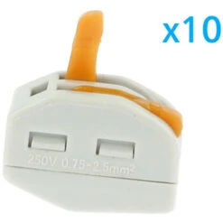 10 Morsetti A Molla Con 2 Leve Connettori Terminali Conduttore Per Cavi Fili Elettrici Riutilizabile Installazione Rapido Preciso -Offerta economica OSRAM || Paulmann || ATMOSPHERA 12385133 5