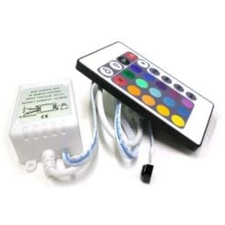 Centralina RGB Kit Controller Telecomando IR Infrarossi Per Striscia LED RGB 12V 3X2A IR240 -Offerta economica OSRAM || Paulmann || ATMOSPHERA 12386240 3