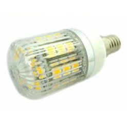 Lampada LED E14 12V 24V 4W=35W Bianco Caldo 27 SMD 5050 Per Cimitero Segnalazione
