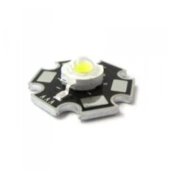 Power Led 3W Bianco Neutro 4000K-4500K 200 Lumen 700mA Piastra Dissipatore Inclusa