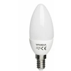 Vivida - E14 Candela LED SMD 5W 6000K (Luce Fredda)475lm