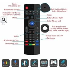 Telecomando Con Tastiera Universale Wireless 2.4G Per TV Box Smart TV Air Mouse -Offerta economica OSRAM || Paulmann || ATMOSPHERA 13189389 5