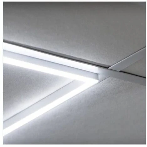 Cornice Luminosa LED 48W Incasso Luce Fredda Pannello 60x60 Telaio Soffitto 5 Cornice Luminosa LED 48W Incasso Luce Fredda Pannello 60x60 Telaio Soffitto - immagine 3