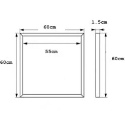 Cornice Luminosa LED 48W Incasso Luce Fredda Pannello 60x60 Telaio Soffitto 11 Cornice Luminosa LED 48W Incasso Luce Fredda Pannello 60x60 Telaio Soffitto -Offerta economica OSRAM || Paulmann || ATMOSPHERA 13218433 5