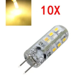 10 Lampada Led G4 Lampadina Led G 4 1,5w Luce Calda Ultrapotente 12v