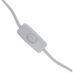 Lampada Da Tavolo Rotonda Bianca E27 VidaXL -Offerta economica OSRAM || Paulmann || ATMOSPHERA 14876981 4