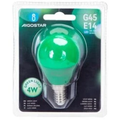 Lampadina Led E14 G45 A Sfera 4W Verde Aigostar -Offerta economica OSRAM || Paulmann || ATMOSPHERA 15533289 2