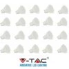 20 LAMPADINE V-TAC GU10 Faretto Spotlight 5 Watt Luce Bianca 3000K 4000K 6400K-Fredda