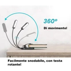Lampada Pinza Colorata Led Mini Clip Flessibile Snodabile Lettura Luce Bianca -Offerta economica OSRAM || Paulmann || ATMOSPHERA 15936291 4