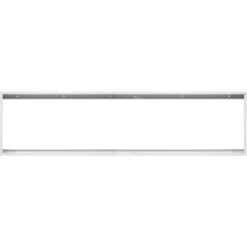 Supporto Telaio Cornice Montaggio Pannello LED Parete 120x30 Cm Alluminio Bianco