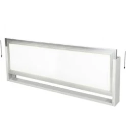 Supporto Telaio Cornice Montaggio Pannello LED Parete 120x30 Cm Alluminio Bianco -Offerta economica OSRAM || Paulmann || ATMOSPHERA 16222258 5