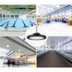 Faro LED Industriale Capannoni UFO 100W Luce Fredda Campana Disco LED 10000LM -Offerta economica OSRAM || Paulmann || ATMOSPHERA 17470883 5