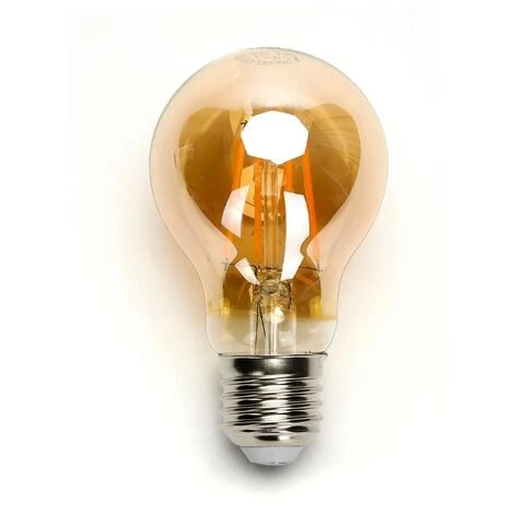 Lampadina Led Vintage A Filamento E27 A60 A Bulbo 8W Bianco Caldo 2200K Aigostar 3 Lampadina Led Vintage A Filamento E27 A60 A Bulbo 8W Bianco Caldo 2200K Aigostar