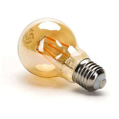 Lampadina Led Vintage A Filamento E27 A60 A Bulbo 8W Bianco Caldo 2200K Aigostar 4 Lampadina Led Vintage A Filamento E27 A60 A Bulbo 8W Bianco Caldo 2200K Aigostar - immagine 2