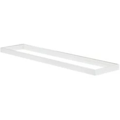Cornice Supporto Telaio Montaggio Pannello Led Interno CE Bianco 1 Pezzo 120x30 Cm