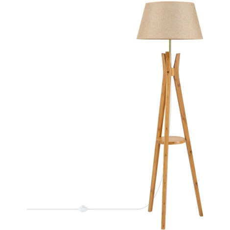 Lampada Da Terra Qaanso Cammello 3 Lampada Da Terra Qaanso Cammello