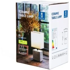 Abatjour Neha Lampada Da Tavolo Bianca E14 Aigostar -Offerta economica OSRAM || Paulmann || ATMOSPHERA 19921318 3