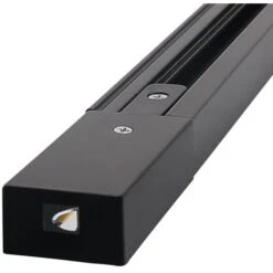 Binario Elettrificato Monofase 3 Fili (F) (N) + (T) 1 Metro Nero Aigostar