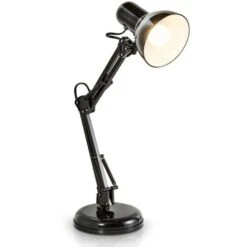 Lampada Da Tavolo Retro, Interruttore On Off, Luce Orientabile, Lampada Da Scrivania Classica Per L'illuminazione Da Interno, Corpo Metallo, Color Nero, Attacco Lampadina E14 (non Inclusa) 230V IP20 -Offerta economica OSRAM || Paulmann || ATMOSPHERA 20100718 3