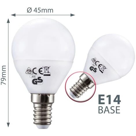 Lampadine LED Luce Calda Con Attacco E14 (piccolo), 5W Equivalenti A 40 W, 470 Lumen, Set Di 5, Luce A Sfera Per Plafoniere E Lampade, Per Illuminazione Da Interno, Luce Calda 3000K 7 Lampadine LED Luce Calda Con Attacco E14 (piccolo), 5W Equivalenti A 40 W, 470 Lumen, Set Di 5, Luce A Sfera Per Plafoniere E Lampade, Per Illuminazione Da Interno, Luce Calda 3000K - immagine 5