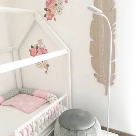 B.K.Licht Lampada Da Terra LED, Piantana Dimmerabile Su 4 Livelli, Luce Calda Neutra O Fredda, Altezza D’uso 1,28m, LED Integrati 8W, 600Lm, Orientabile, Lampada A Stelo Touch Moderna, Bianca IP20 7 B.K.Licht Lampada Da Terra LED, Piantana Dimmerabile Su 4 Livelli, Luce Calda Neutra O Fredda, Altezza D’uso 1,28m, LED Integrati 8W, 600Lm, Orientabile, Lampada A Stelo Touch Moderna, Bianca IP20 - immagine 5