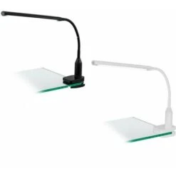 Lampada Da Scrivania Led Tavolo Ufficio Morsetto Luce A Pinza Dimmer Laroa EGLO - Colore Lampada: Nero