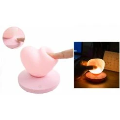 Lampada Led Touch Tavolo Cuore Luce Notturna Batteria Portatile 3 Intesita' Luce -Offerta economica OSRAM || Paulmann || ATMOSPHERA 22189518 3