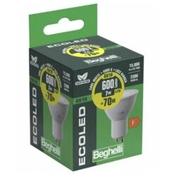 Kit Lampadine LED Beghelli 7W GU10 4000K 10 Pezzi 56858 -Offerta economica OSRAM || Paulmann || ATMOSPHERA 22899344 3