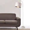 Lampada Da Terra Con Testa Inclinabile Base In Metallo Paralume In Tessuto E27 60W Piantana A Terra - Bianco -Offerta economica OSRAM || Paulmann || ATMOSPHERA 23391339 1