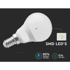 6 PZ Lampada A Led E14 P45 5,5W Bianco Caldo 2700K Forma Bulbo 180 Gradi 220V SKU-2733 -Offerta economica OSRAM || Paulmann || ATMOSPHERA 24067743 4