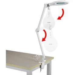 Lampada Lavoro Lente Ingrandimento 5 Diottrie Luce 60 LED Estetista Modellismo -Offerta economica OSRAM || Paulmann || ATMOSPHERA 25447252 3