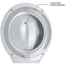 Lampada Lavoro Lente Ingrandimento 5 Diottrie Luce 60 LED Estetista Modellismo -Offerta economica OSRAM || Paulmann || ATMOSPHERA 25447252 5
