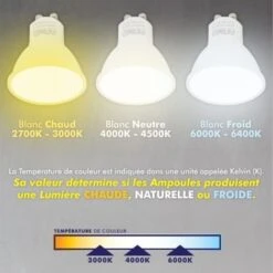 Set Di 10 Lampadine LED GU10 5W Eq. 50W 4000K Bianco Naturale -Offerta economica OSRAM || Paulmann || ATMOSPHERA 26693895 3