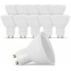 Lotto Di 10 Lampadine A LED GU10 5W Eq. 40W 6000K Bianco Freddo