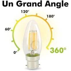 Lampadina LED 4.9W (40W) B22 Filamento Fiamma Bianco Caldo 2700°K -Offerta economica OSRAM || Paulmann || ATMOSPHERA 26694205 3