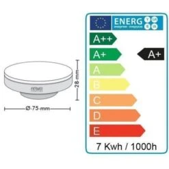 Lotto Di 2 Lampadine A LED GX53 7W Eq 50W Température De Couleur: 6000K Bianco Freddo -Offerta economica OSRAM || Paulmann || ATMOSPHERA 26694688 5