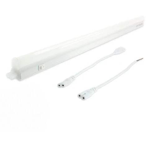 Corpo Illuminante Con Tubo LED Integrato T5 10W 60 Cm Température De Couleur: Bianco Neutro 4000K 3 Corpo Illuminante Con Tubo LED Integrato T5 10W 60 Cm Température De Couleur: Bianco Neutro 4000K