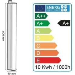 Corpo Illuminante Con Tubo LED Integrato T5 10W 60 Cm Température De Couleur: 6000K Bianco Freddo -Offerta economica OSRAM || Paulmann || ATMOSPHERA 26695089 5