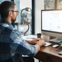 B.K.Licht Luce A LED A Morsetto Incl. 5W GU10 Illuminante I Bianco Caldo I Collo D'oca Flessibile I Girevole I Girevole I Girevole I Interruttore A Levetta I Collo D'oca I Metallo I Nero Opaco -Offerta economica OSRAM || Paulmann || ATMOSPHERA 27167485 4